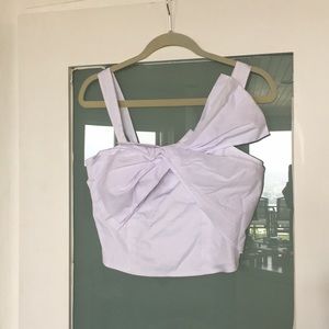 Cotton Bow Crop Top